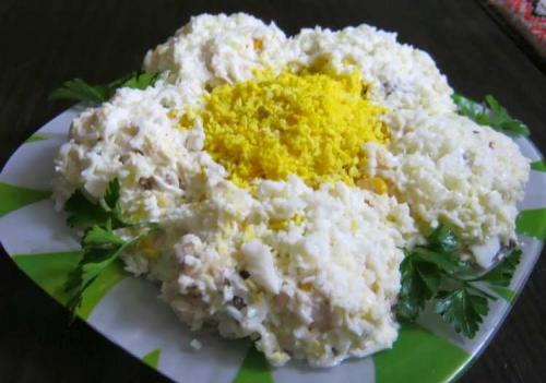 Салат НЕЖНОСТЬ Новогодний. Новогодний салат «Нежность»