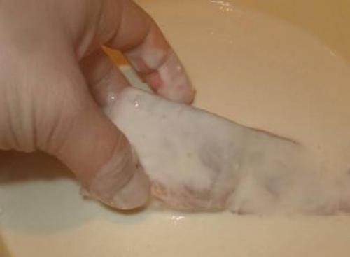 Форель запеченная в кляре. Форель в кляре