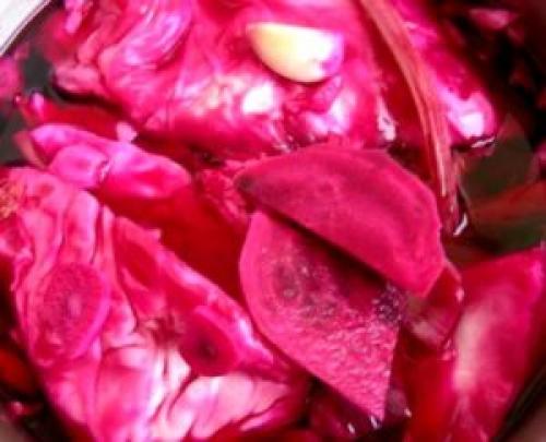 Капуста по-гурийски рецепт маринованной капусты со свеклой. Рецепт капуста по-гурийски со свеклой