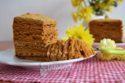 Торт медовый Рыжик. Торт-медовик «Рыжик»