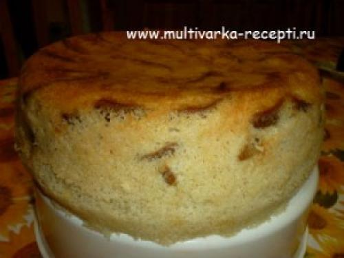 Шарлотка с грушами в мультиварке