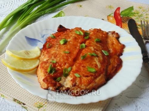 Скумбрия в сырном кляре. Филе скумбрии в кляре