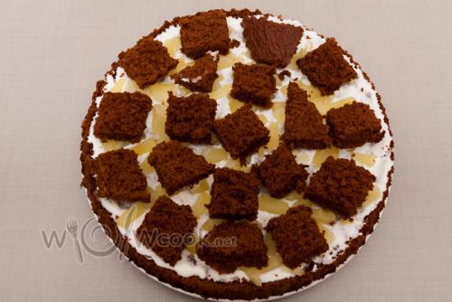 Торт с ананасами. Торт «Панчо» с ананасами, пошаговый рецепт с фото