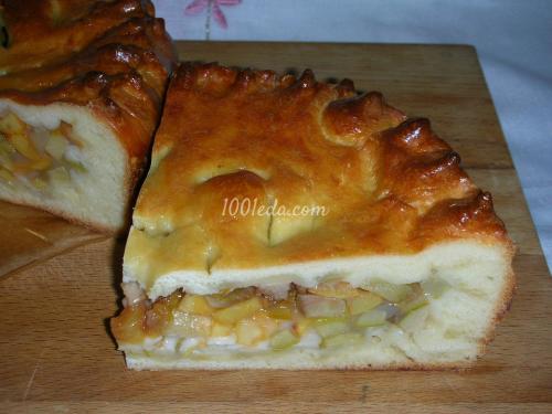 Открытый Дрожжевой пирог с фруктами. Пирог из сдобного дрожжевого теста с фруктами: пошагово с фото