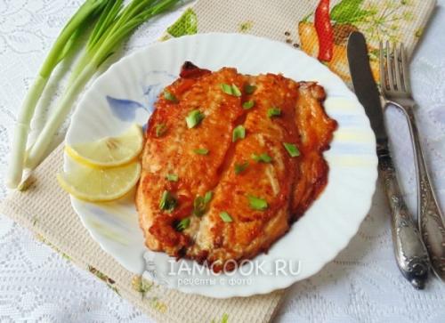 Скумбрия в сырном кляре. Филе скумбрии в кляре