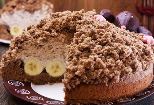 Норка крота Торт рецепт со сгущенкой. Тортик «Норка крота» — вариант первый со сгущенным молоком