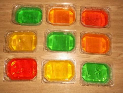 Как сделать разноцветное желе кубиками. Желе "разноцветные кубики"