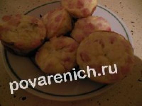 Картофельные кексы с начинкой. Картофельные кексы