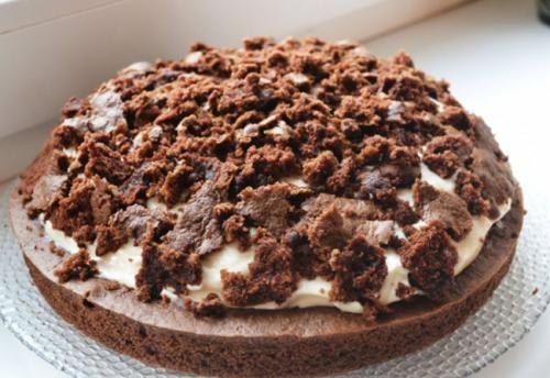 Норка крота Торт рецепт со сгущенкой. Тортик «Норка крота» — вариант первый со сгущенным молоком