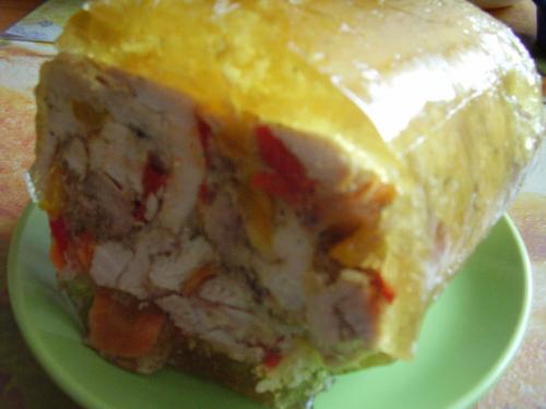 Рулет куриный в пакете. Куриный рулет "в пакете" - вариант от Дарьи Донцовой