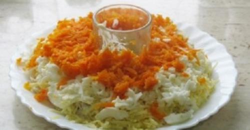 Салат Малахитовый браслет с кукурузой. Салат "Малахитовый браслет"