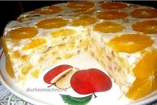 Фруктовая нежность торт. Бисквитный торт «Фруктовая нежность»