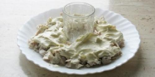 Салат Малахитовый браслет с кукурузой. Салат "Малахитовый браслет"