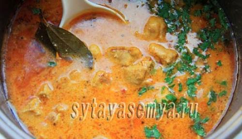 Гуляш из свинины в мультиварке. Гуляш из свинины с томатной подливкой в мультиварке