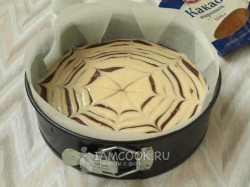 Пирог Зебра без сметаны и кефира. Пирог «Зебра» без сметаны