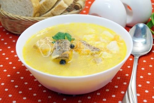 Суп с консервированной горбушей. Суп из консервов горбуши