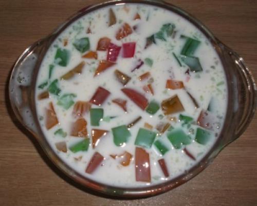 Как сделать разноцветное желе кубиками. Желе "разноцветные кубики"