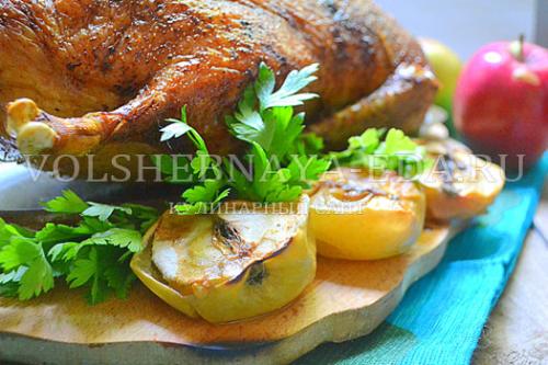 Как запекать утку. Утка, запеченная целиком с фруктами (рецепт с пошаговыми фото)