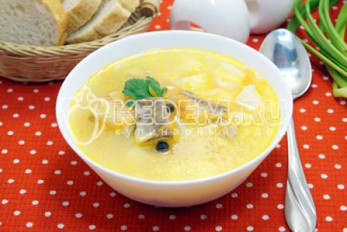 Суп с консервированной горбушей. Суп из консервов горбуши