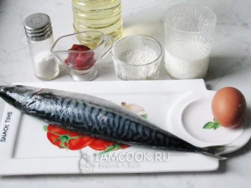 Скумбрия в сырном кляре. Филе скумбрии в кляре