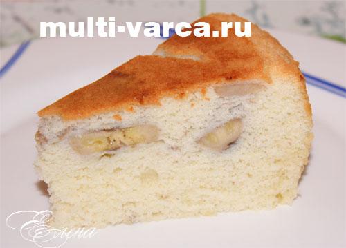 Шарлотка в мультиварке из бананов. Банановая шарлотка в мультиварке