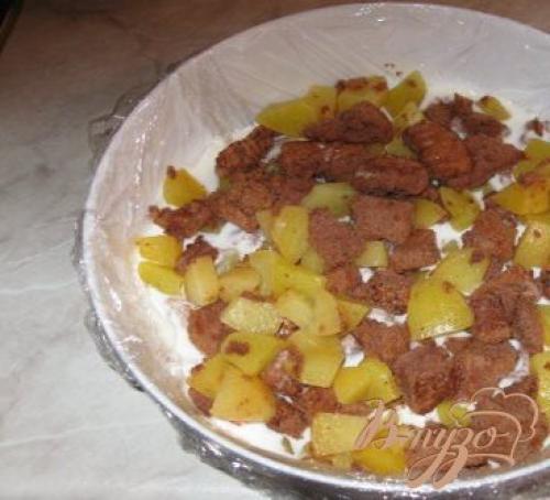  Торт "Фруктовая горка"