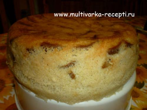 Шарлотка с грушами в мультиварке