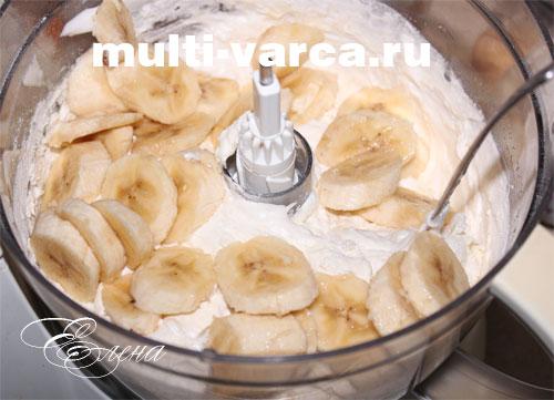 Шарлотка в мультиварке из бананов. Банановая шарлотка в мультиварке
