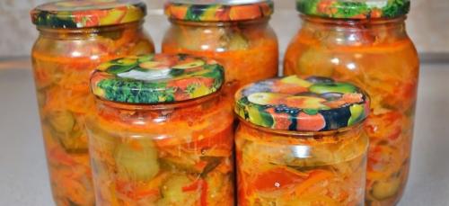 Салат с капусты на зиму рецепт без варки. Вкусный салат на зиму «Кубанский» с капустой и овощами