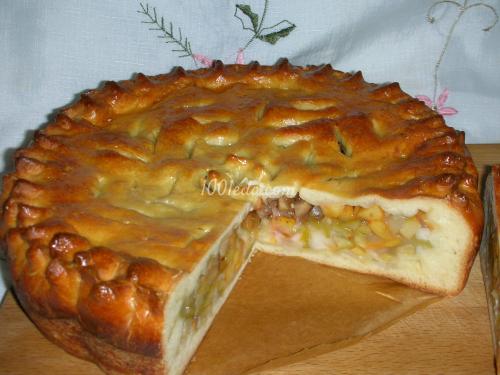 Открытый Дрожжевой пирог с фруктами. Пирог из сдобного дрожжевого теста с фруктами: пошагово с фото