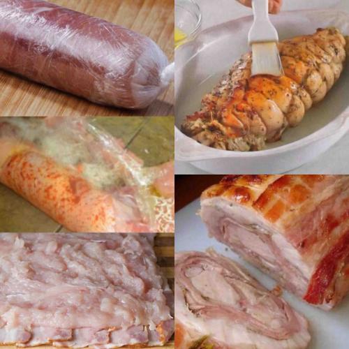 Куриный рулет без желатина. Чесночный куриный рулет в духовке без желатина