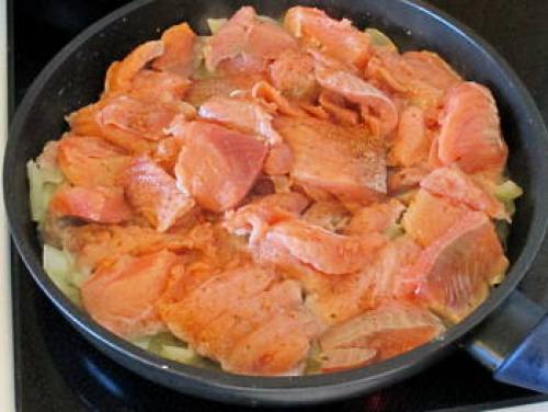 Пирог с горбушей