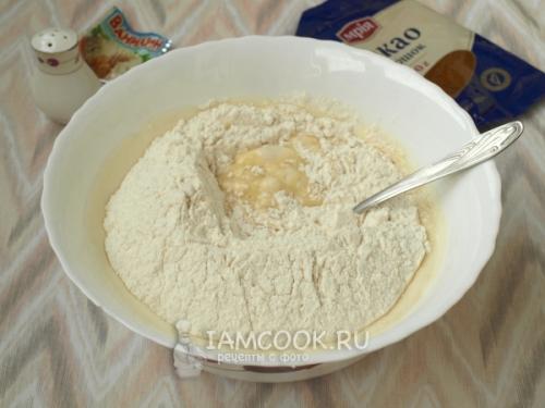 Пирог Зебра без сметаны и кефира. Пирог «Зебра» без сметаны