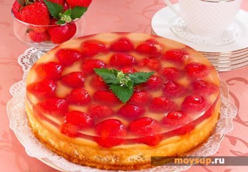 Бисквитный Фруктовый торт. Фруктовое наслаждение