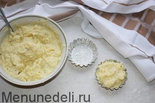 Картофельные кексы с сыром. Картофельные маффины с сыром