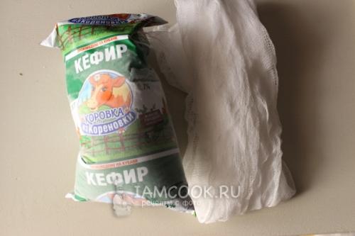 Домашний сыр из кефира. Сыр из кефира