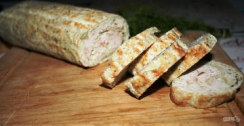 Рецепт куриного рулета с омлетом. Куриный рулет с омлетом