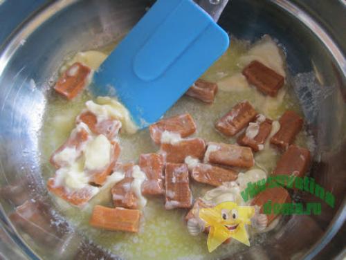 Десерт из кукурузных палочек и ирисок рецепт. Кукурузные палочки с ирисками – рецепт из детства