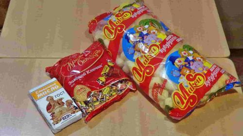 Десерт из ирисок и кукурузных палочек. Чак-чак из кукурузных палочек и ирисок