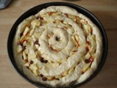 Пирог-улитка с яблоками. Яблочный пирог «Улитка»