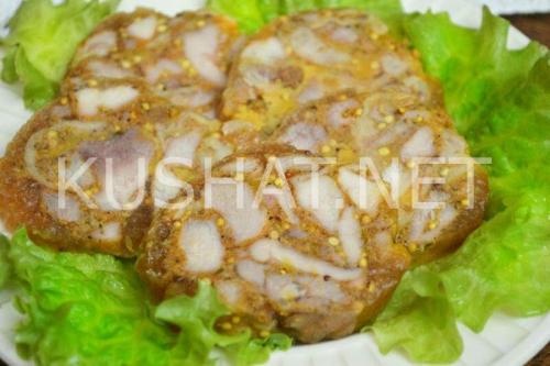 Рецепт куриного рулета с желатином. Куриный рулет с желатином – рецепт