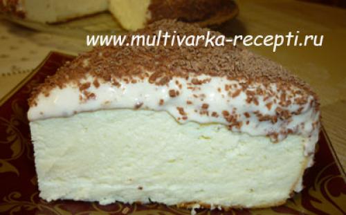 Рецепт пудинга творожного в мультиварке. Творожный пудинг в мультиварке