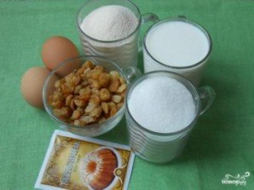 Манник на кефире классический рецепт. Манник на кефире простой