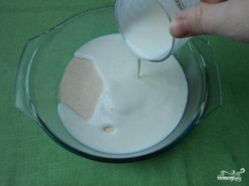 Манник на кефире классический рецепт. Манник на кефире простой