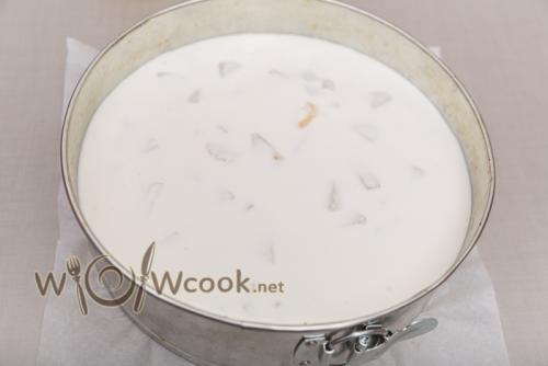 Творожный торт без выпечки с желатином. Творожно желейный торт без выпечки с печеньем и ананасами