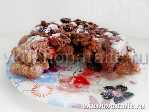 Десерт из кукурузных палочек. Ингредиенты для торта из кукурузных палочек: