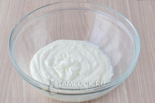 Творожный десерт с желатином