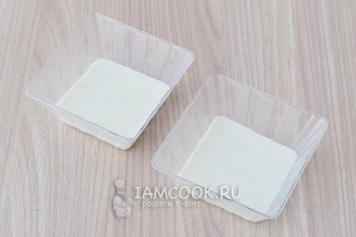 Творожный десерт с желатином