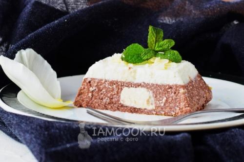 Творожный десерт с желатином