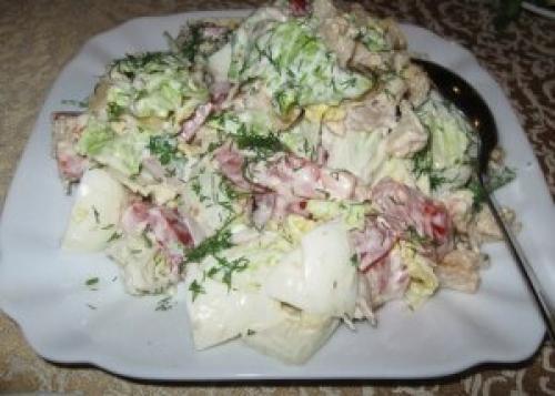 Салат обалденный с пекинской капустой. ТОП-6 вкуснейших нежных салатов с пекинской капустой